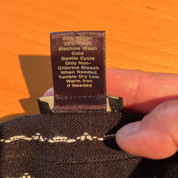 Ann Taylor dress, black with one dots - Picture 9 of 9